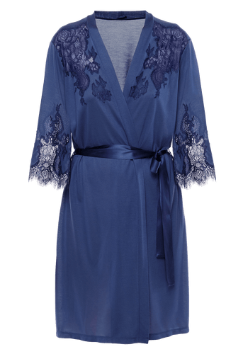 Короткий халат Suavite lace-short-robe-slp115-19-blu-noella-w