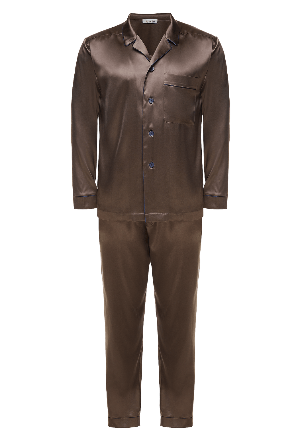 Пижама (рубашка, брюки) Suavite pajamas-men398-bw-1-3-11