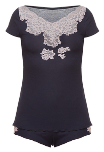 Пижама (футболка, шортики) Suavite pajamas-short-set-slp36-19-blu-safi-w