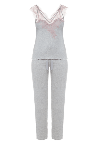 Пижама (топ, брюки) Suavite pajamas-long-set-slp41-19-g-deniz-w