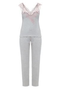 Пижама (топ, брюки) Suavite pajamas-long-set-slp41-19-g-deniz-w