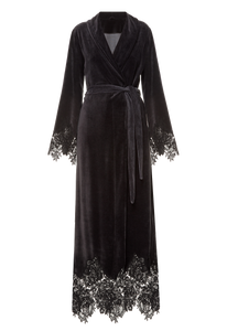 Длинный халат Suavite lace-long-robe-slp112-19-g-marielle-w