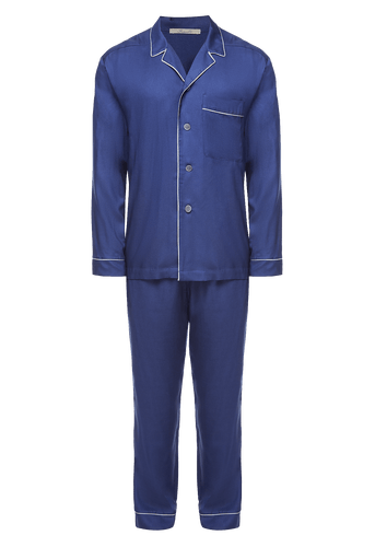 Пижама (рубашка, брюки) Suavite pajamas-men395-blu-1-4-11