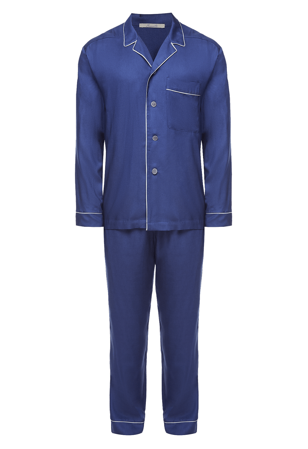 Пижама (рубашка, брюки) Suavite pajamas-men395-blu-1-4-11