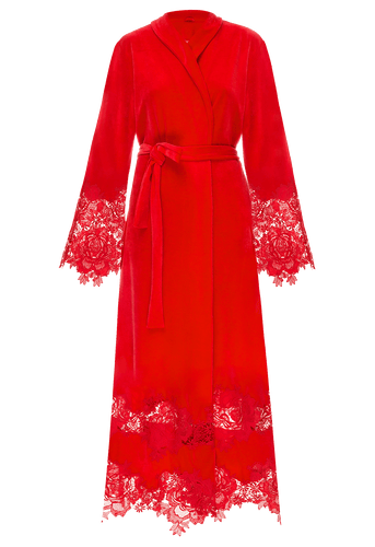 Халат длинный Suavite lace-long-robe-slp108-19-rd-marielle-w-1
