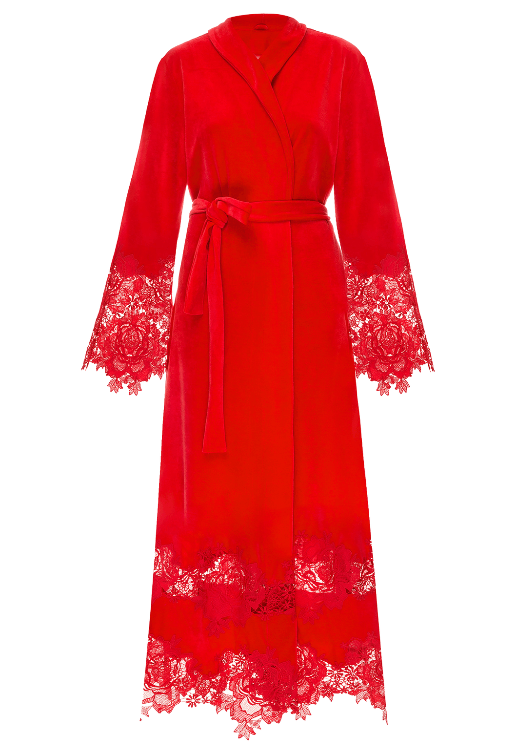 Халат длинный Suavite lace-long-robe-slp108-19-rd-marielle-w-1