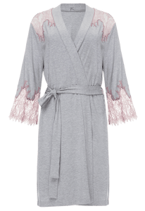 Халат Suavite lace-short-robe-slp86-19-g-deniz-w