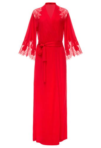 Халат длинный Suavite lace-long-robe-slp78-19-rd-aurora-w-1