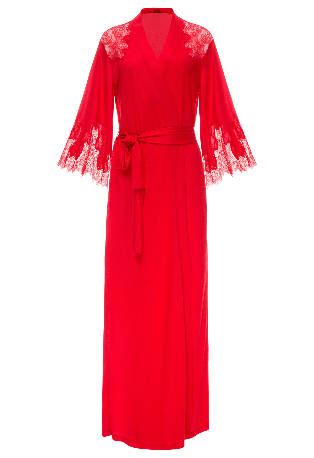 Халат длинный Suavite lace-long-robe-slp78-19-rd-aurora-w-1