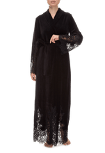 Халат длинный Suavite lace-long-robe-slp110-19-bl-marielle-w-1