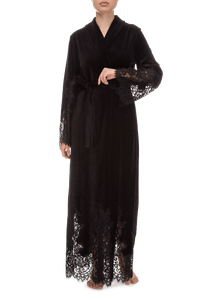 Халат длинный Suavite lace-long-robe-slp110-19-bl-marielle-w-1