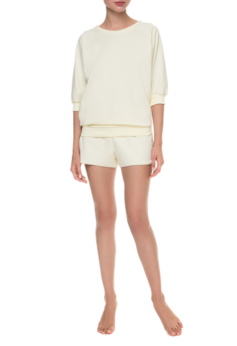 Костюм с шортами лимонный Suavite-HM363-SV-YL-64214-W