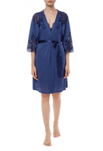 Короткий халат Suavite lace-short-robe-slp115-19-blu-noella-w