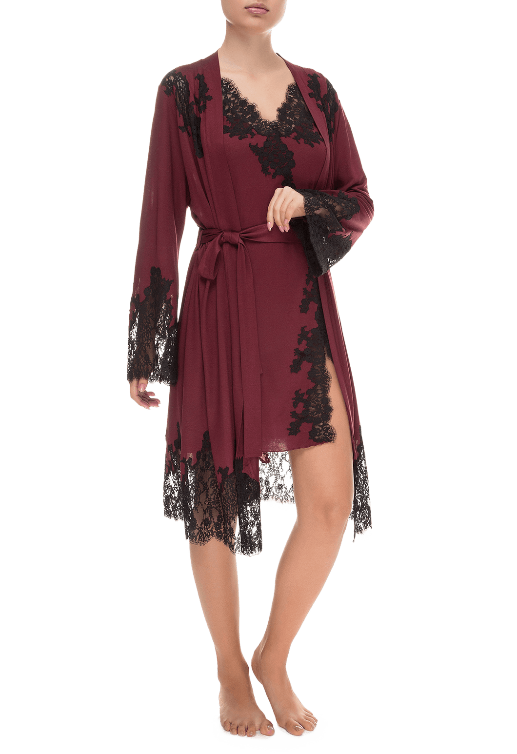 Халат Suavite lace-short-robe-slp117-19-brd-estela-w