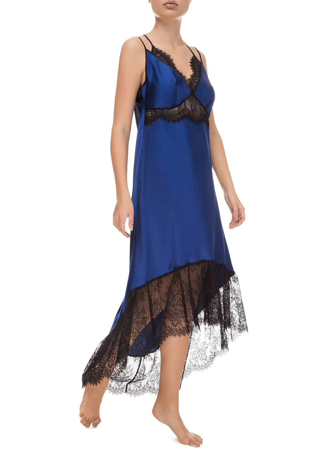 Сорочка длинная Suavite long-lace-night-dress-hm331-sv-blu-desiree-w