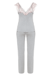 Пижама (топ, брюки) Suavite pajamas-long-set-slp41-19-g-deniz-w