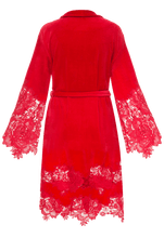 Халат короткий Suavite lace-short-robe-slp101-19-rd-marielle-w