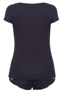 Пижама (футболка, шортики) Suavite pajamas-short-set-slp36-19-blu-safi-w