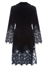 Короткий халат Suavite lace-short-robe-slp99-19-blu-marielle-w