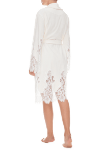 Халат короткий Suavite lace-short-robe-slp100-19-mw-marielle-w