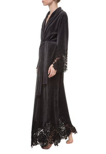 Длинный халат Suavite lace-long-robe-slp112-19-g-marielle-w