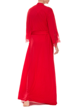 Халат длинный Suavite lace-long-robe-slp78-19-rd-aurora-w-1