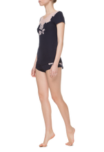 Пижама (футболка, шортики) Suavite pajamas-short-set-slp36-19-blu-safi-w