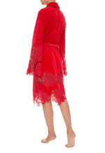 Халат короткий Suavite lace-short-robe-slp101-19-rd-marielle-w