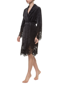 Короткий халат Suavite lace-short-robe-slp105-19-g-marielle-w