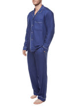 Пижама (рубашка, брюки) Suavite pajamas-men395-blu-1-4-11