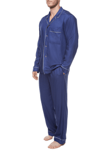 Пижама (рубашка, брюки) Suavite pajamas-men395-blu-1-4-11