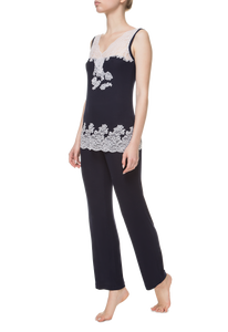 Пижама (топ, брюки) Suavite pajamas-long-set-slp43-19-blu-safina-w