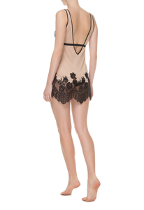 Пижама (майка, трусики) Suavite pajamas-short-set-lace-top-lace-thong-slp27-19-b-jacqueline-w
