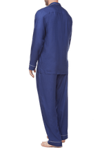 Пижама (рубашка, брюки) Suavite pajamas-men395-blu-1-4-11