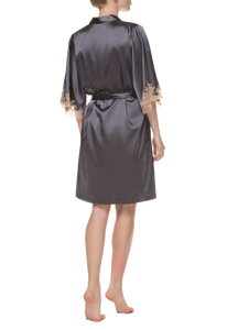 Короткий халат Suavite bathrobe-slp262-sv-g-louise-w-1