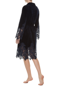 Короткий халат Suavite lace-short-robe-slp99-19-blu-marielle-w
