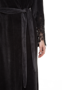 Длинный халат Suavite lace-long-robe-slp112-19-g-marielle-w