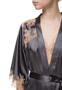 Короткий халат Suavite bathrobe-slp262-sv-g-louise-w-1