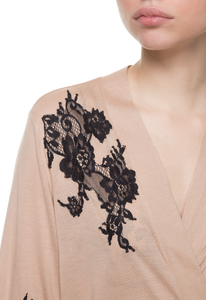 Короткий халат Suavite lace-short-robe-slp88-19-b-jacqueline-w