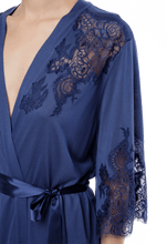 Короткий халат Suavite lace-short-robe-slp115-19-blu-noella-w