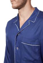 Пижама (рубашка, брюки) Suavite pajamas-men395-blu-1-4-11