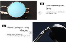 Sun-protection round retro glasses, novelty of the season, unisex
