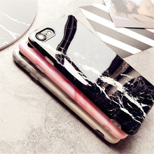 Cover for iPhone 6, 6 Plus, 6S, 6S Plus, 7, 7 Plus,8, 8Plus, X, with a picture of marble