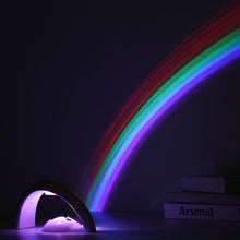 Home 3D night projector on the walls a light rainbow, a lamp for a children's room