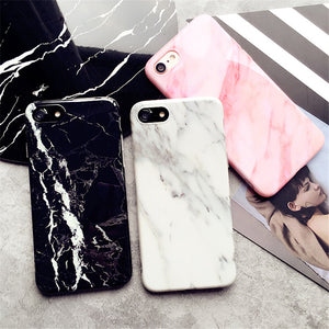 Cover for iPhone 6, 6 Plus, 6S, 6S Plus, 7, 7 Plus,8, 8Plus, X, with a picture of marble