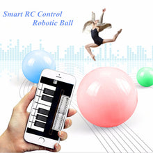 Smart LED ball, remotely controlled by a smartphone or tablet