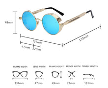 Sun-protection round retro glasses, novelty of the season, unisex
