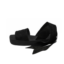 САНДАЛИИ VELOUR W BL
