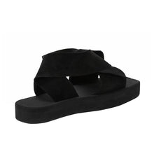 САНДАЛИИ VELOUR W BL