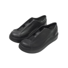SNEAKERS ZIP RUBBER-KED AUR W BL